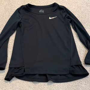 Nike Kids dri fit Black Long Sleeve Tee size 6x